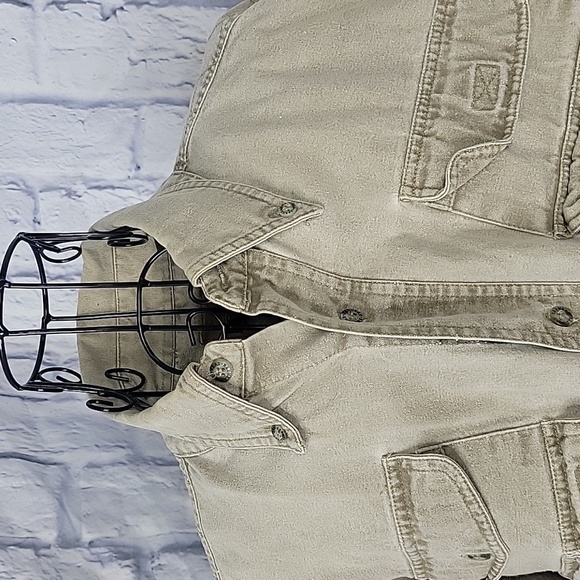 REDHEAD Khaki Outdoor Men's Heavyweight Button-Down‎ Shirt Medium - Picture 2 of 11